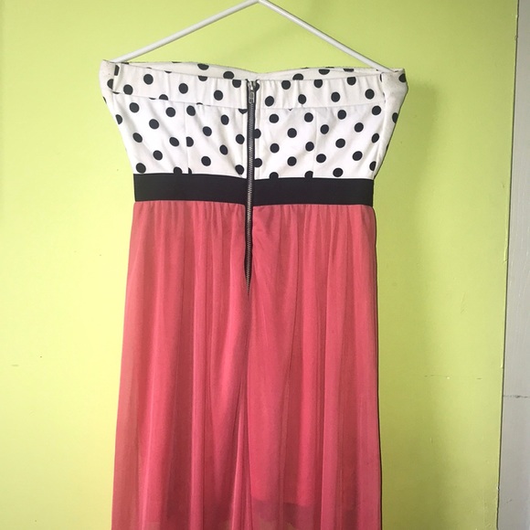 Long strapless dress - Picture 5 of 8